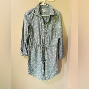 Old Navy Blue Floral Dress